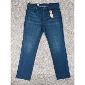 Levis 541 Jeans Mens 42x34 Blue Stretch Denim Athletic Taper Medium Wash
